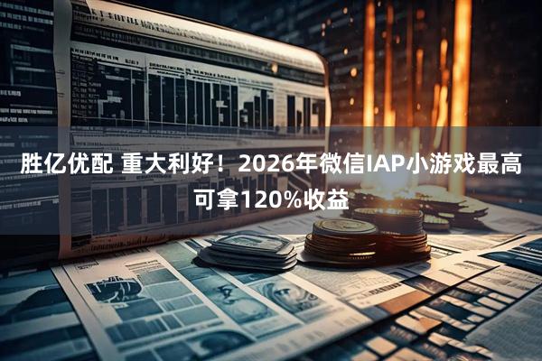 胜亿优配 重大利好!2026年微信IAP小游戏最高可拿120%收益